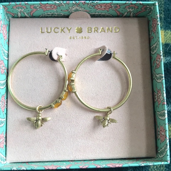 lucky brand hoop earrings